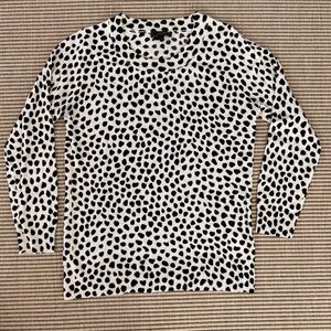 J. Crew Animal Print Sweater